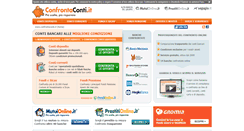 Desktop Screenshot of confrontaconti.it