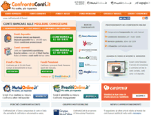 Tablet Screenshot of confrontaconti.it